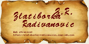 Zlatiborka Radivanović vizit kartica